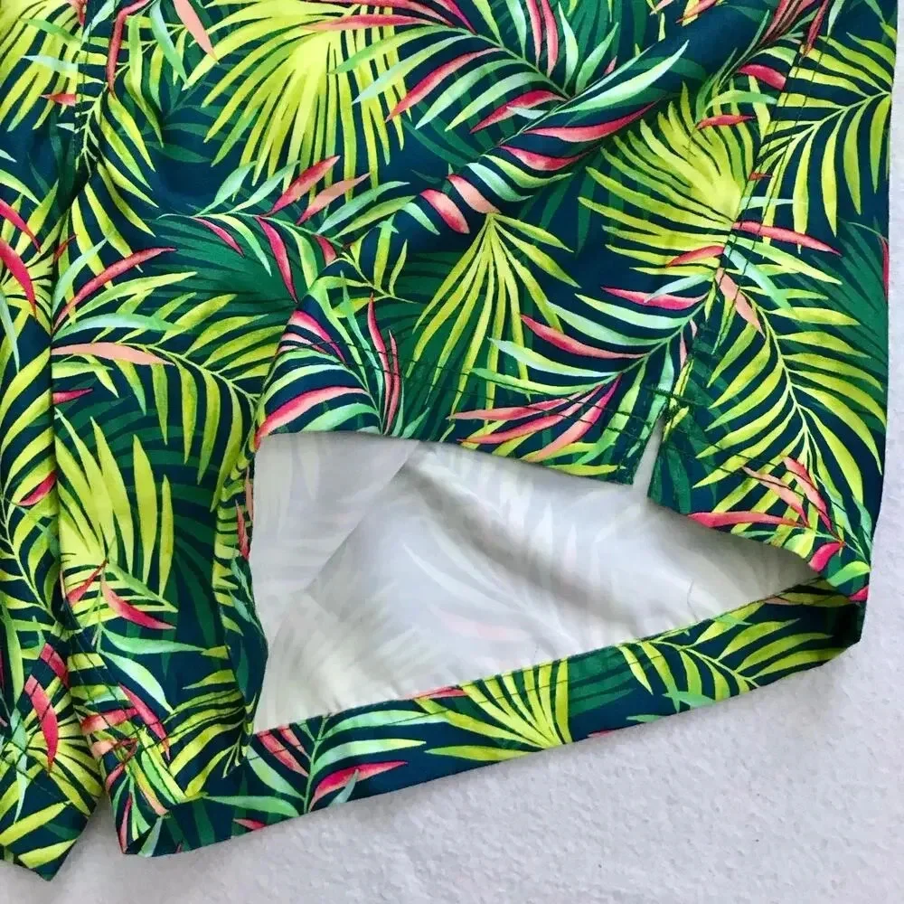 Lands' End NWT Tropical Volley Swim Trunk Men Various